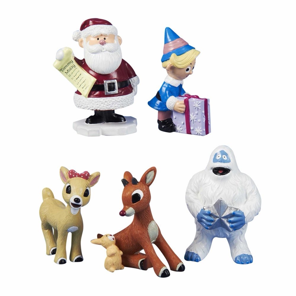 Kurt Adler Polyresin Rudolph The Red-Nosed Reindeer Figurine, MISSING ONE